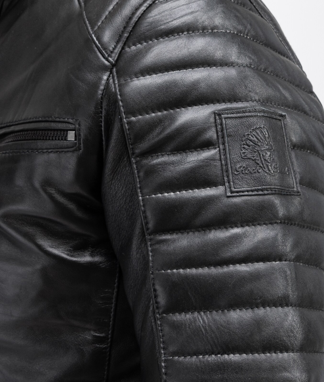 Rock Creek Lederjacke Regular Fit