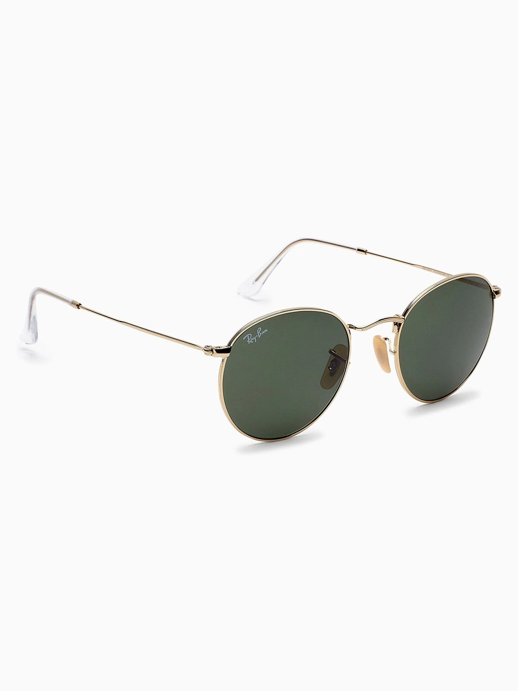 Goudkleurig met groene glazen - Ray-Ban® - Ronde metalen zonnebril