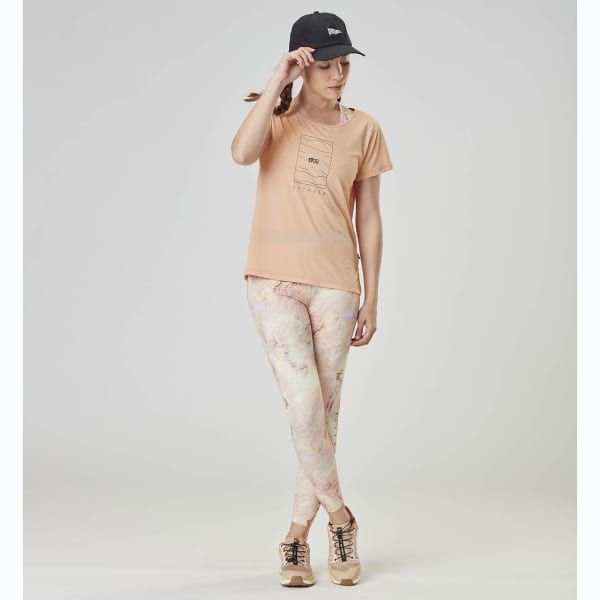 T-shirt randonnée PICTURE HILA TECH TEE W PEACH NOUGAT