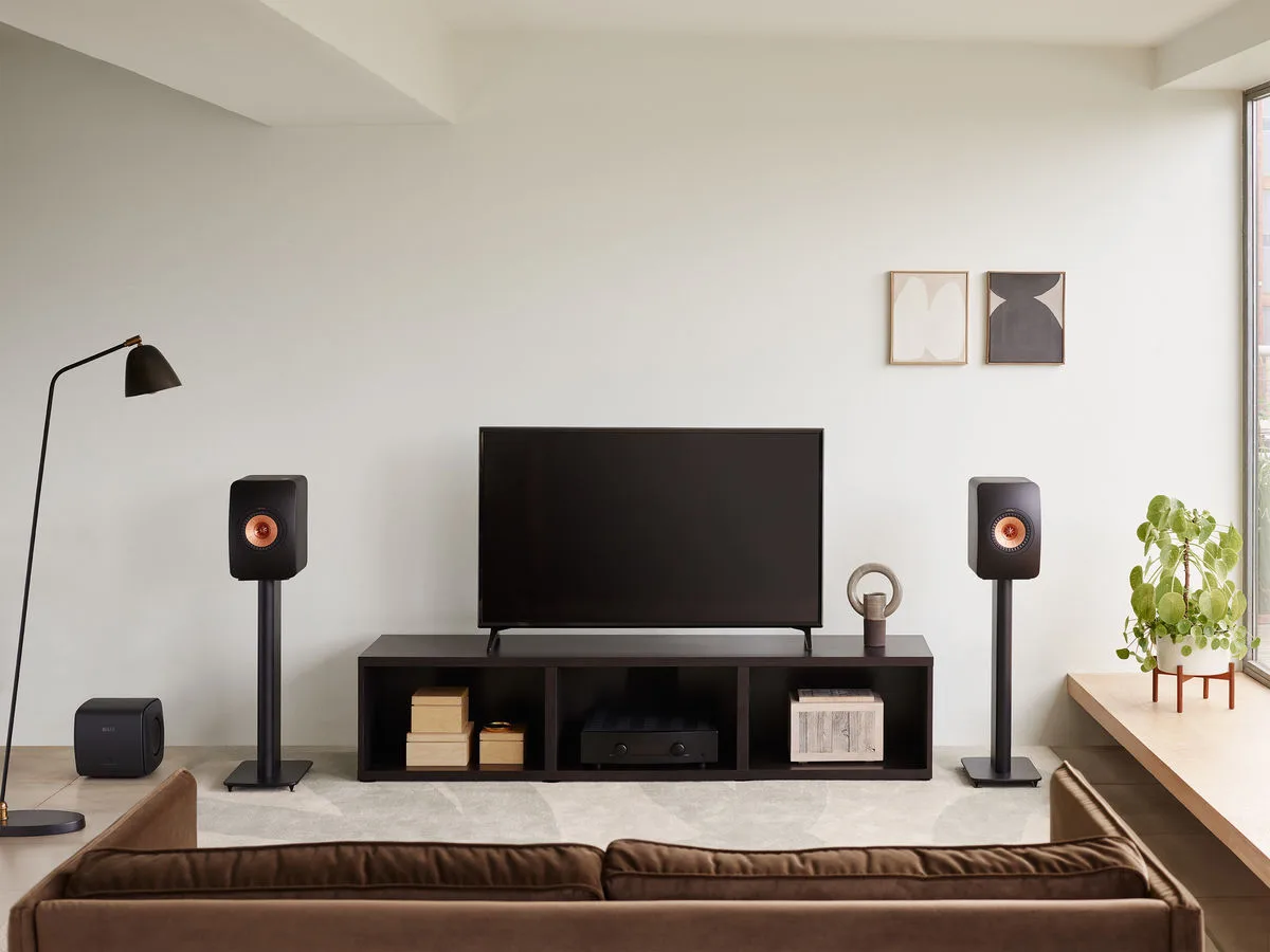 KEF KC 62 Noir mat Caissons de basses