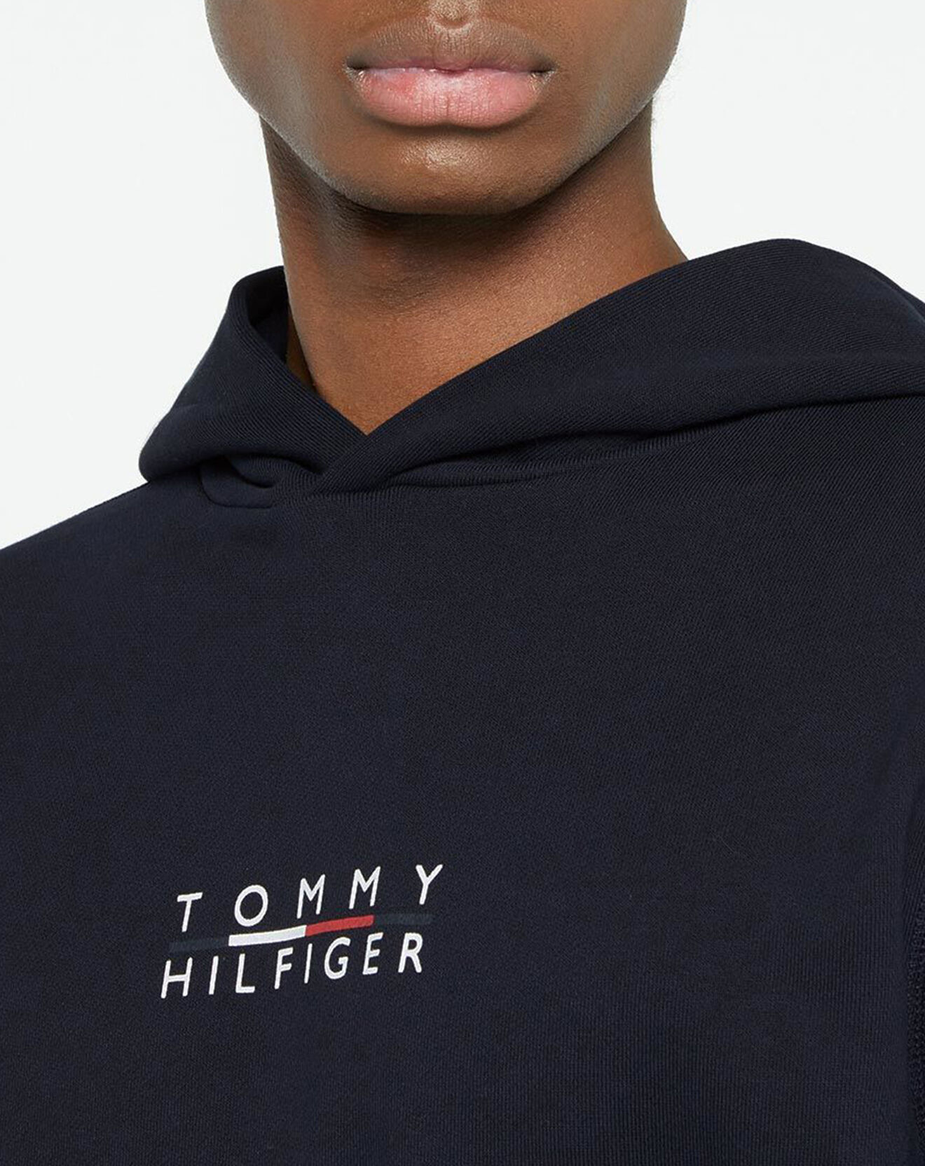 Tommy Hilfiger Sweat à capuche Square Logo bleu marine