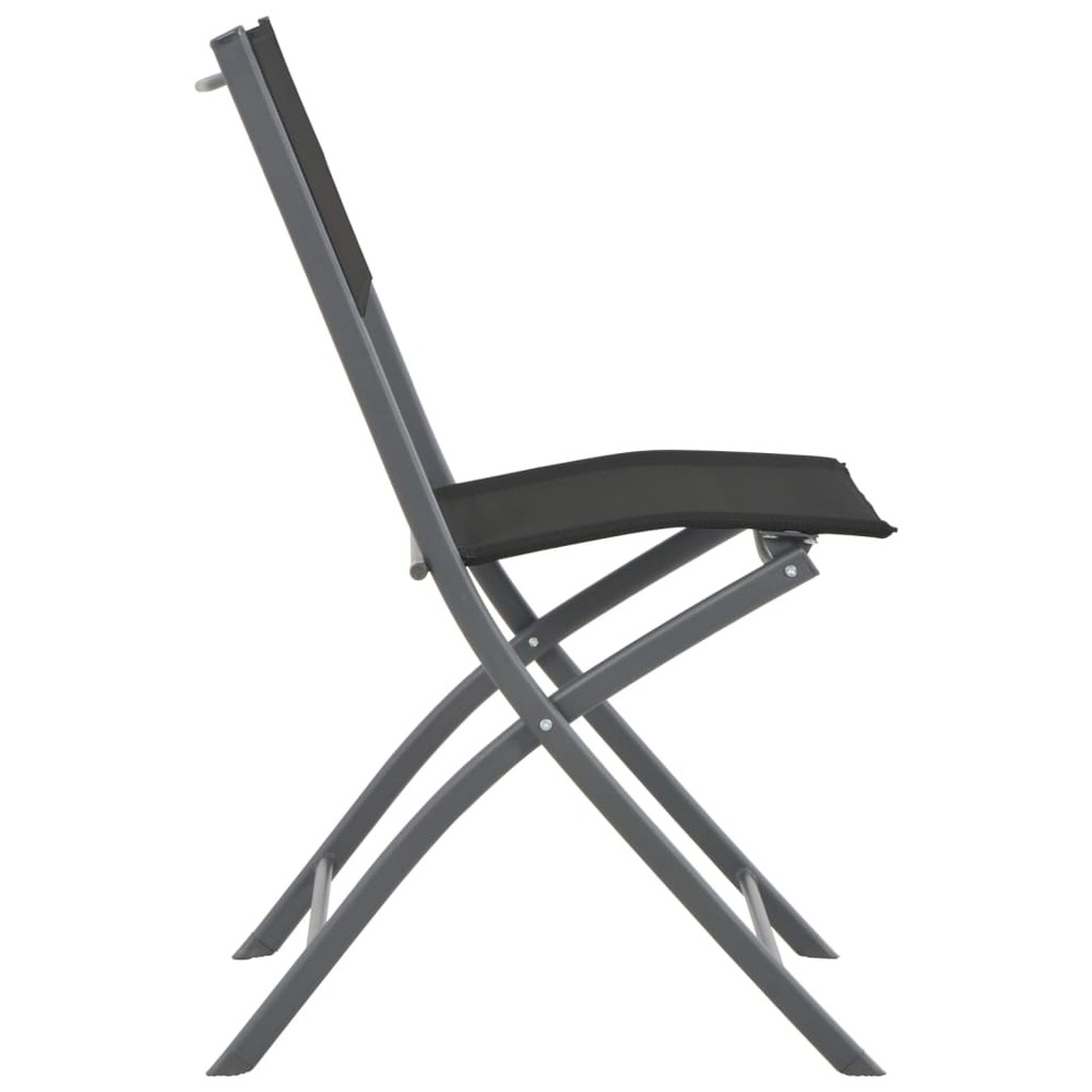 Mobilier de salle à manger d'extérieur 7 pièces acier