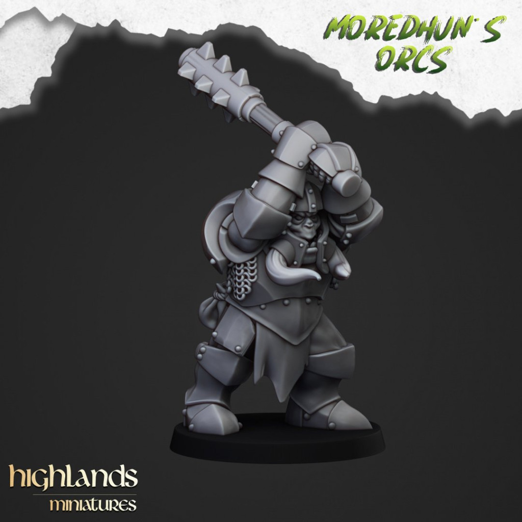 Highlands Miniatures - Moredhun's Orcs - Orcs Noirs du Moredhun