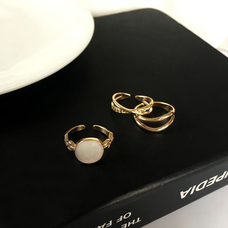 Borscht - Set van 3: Retro Alloy-ringen