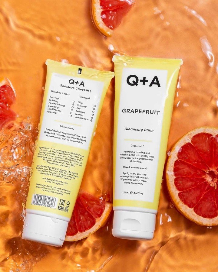 Q+A Grapefruit Cleansing Balm 125ml