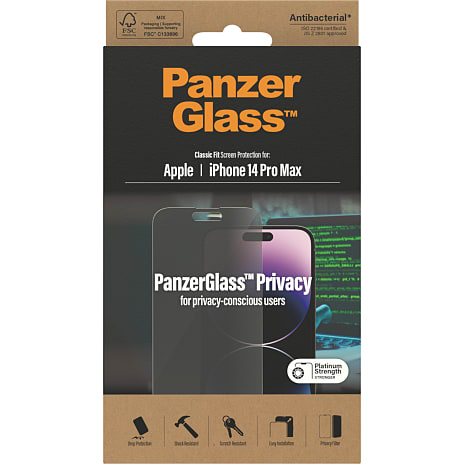 PanzerGlass skærmbeskyttelse iPhone 14 Pro Max