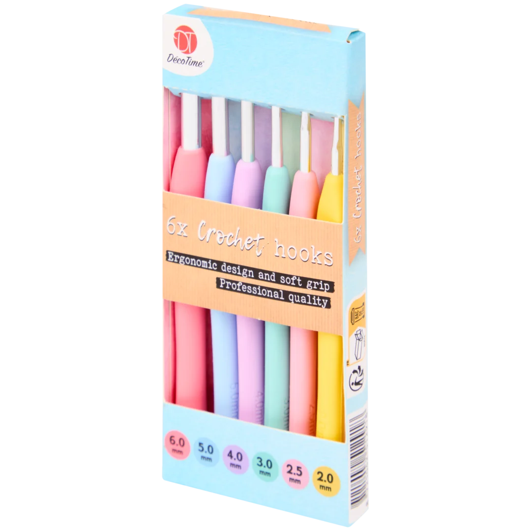 DécoTime haaknaalden 6 stuks