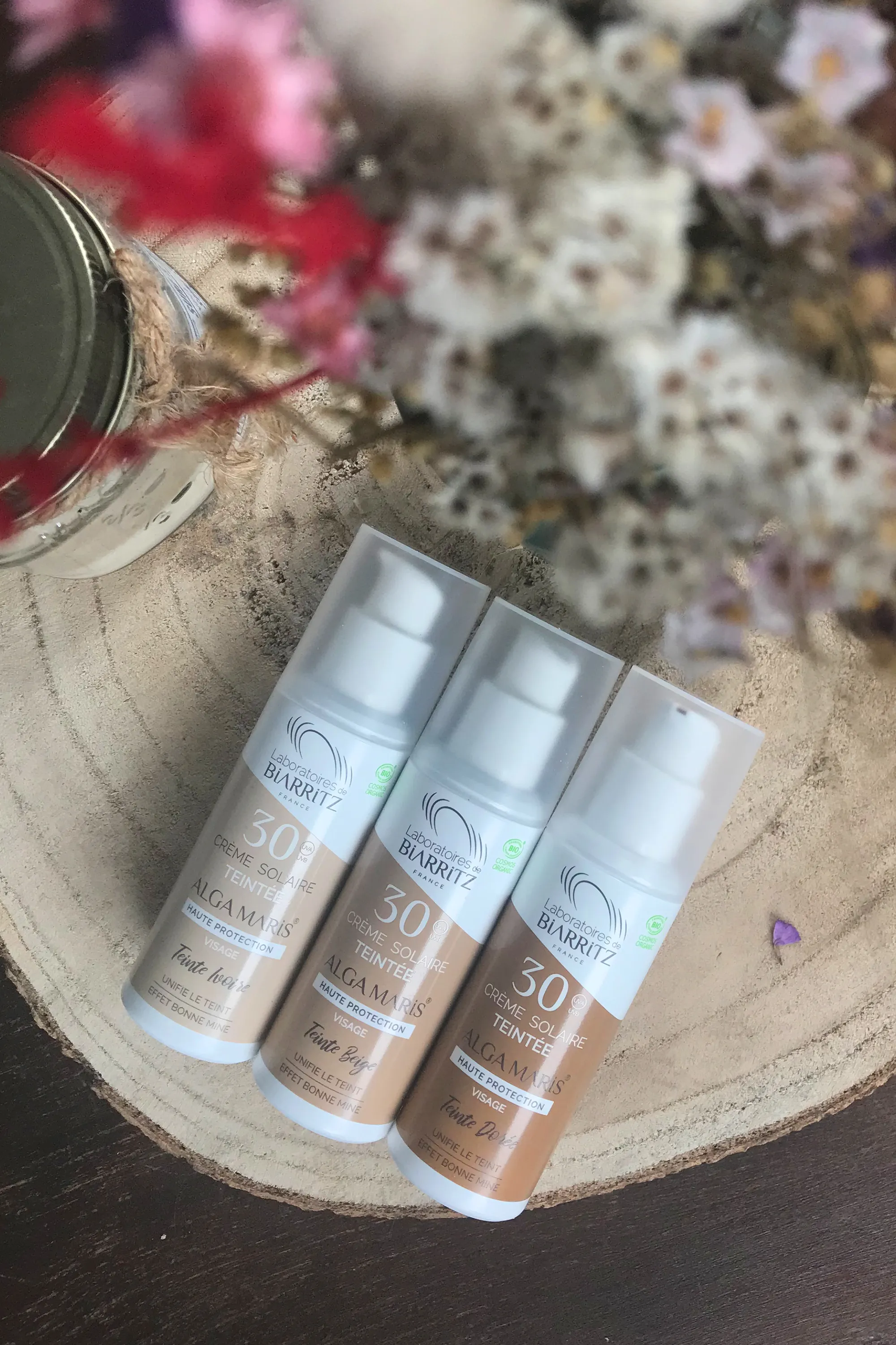 LABORATOIRES DE BIARRITZ Crème solaire visage teintée SPF30-50 ml