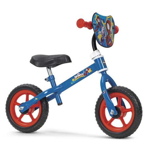 Bicicleta infantil Toimsa Spiderman Huffy de 10 polegadas sem pedais