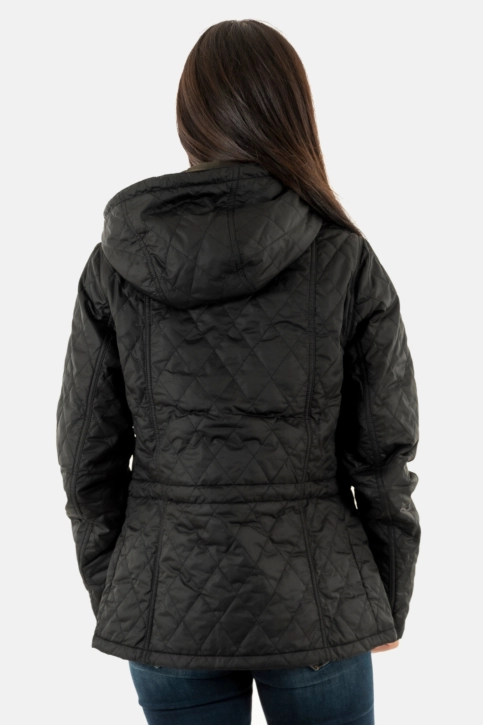Blousons et vestes barbour millfire quilt bk12 black/classic