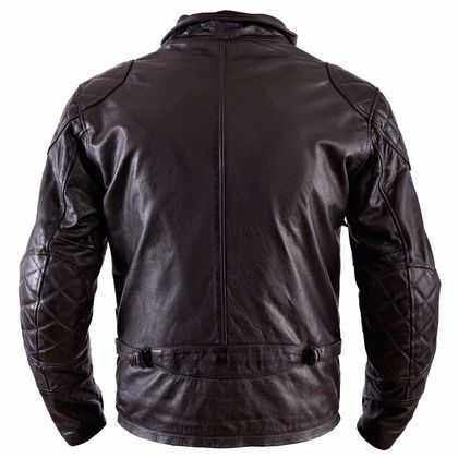 Blouson Helstons HUNT - cuir RAG - Marron