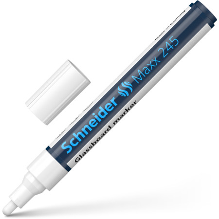 Schneider Maxx 245 Glasboardmarker - weiß - 1-3 mm