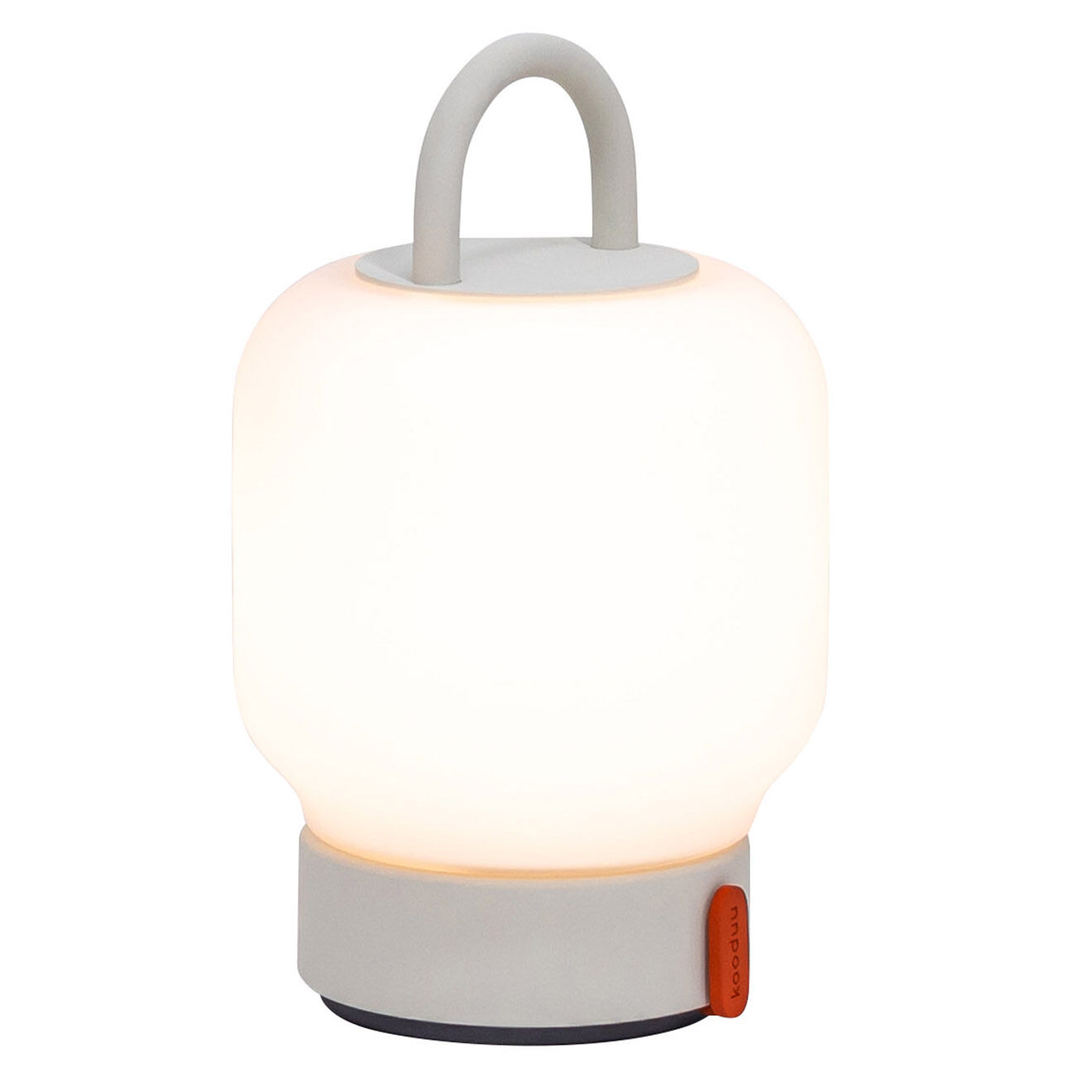 Kooduu Lampe de table Loome blanche - 13x13x21 cm