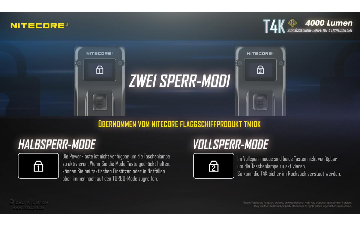Taschenlampe T4KLED-Taschenlampe