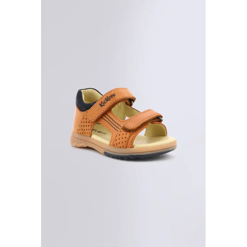 PLAZABI CAMEL SANDALES Cuir Garçon
