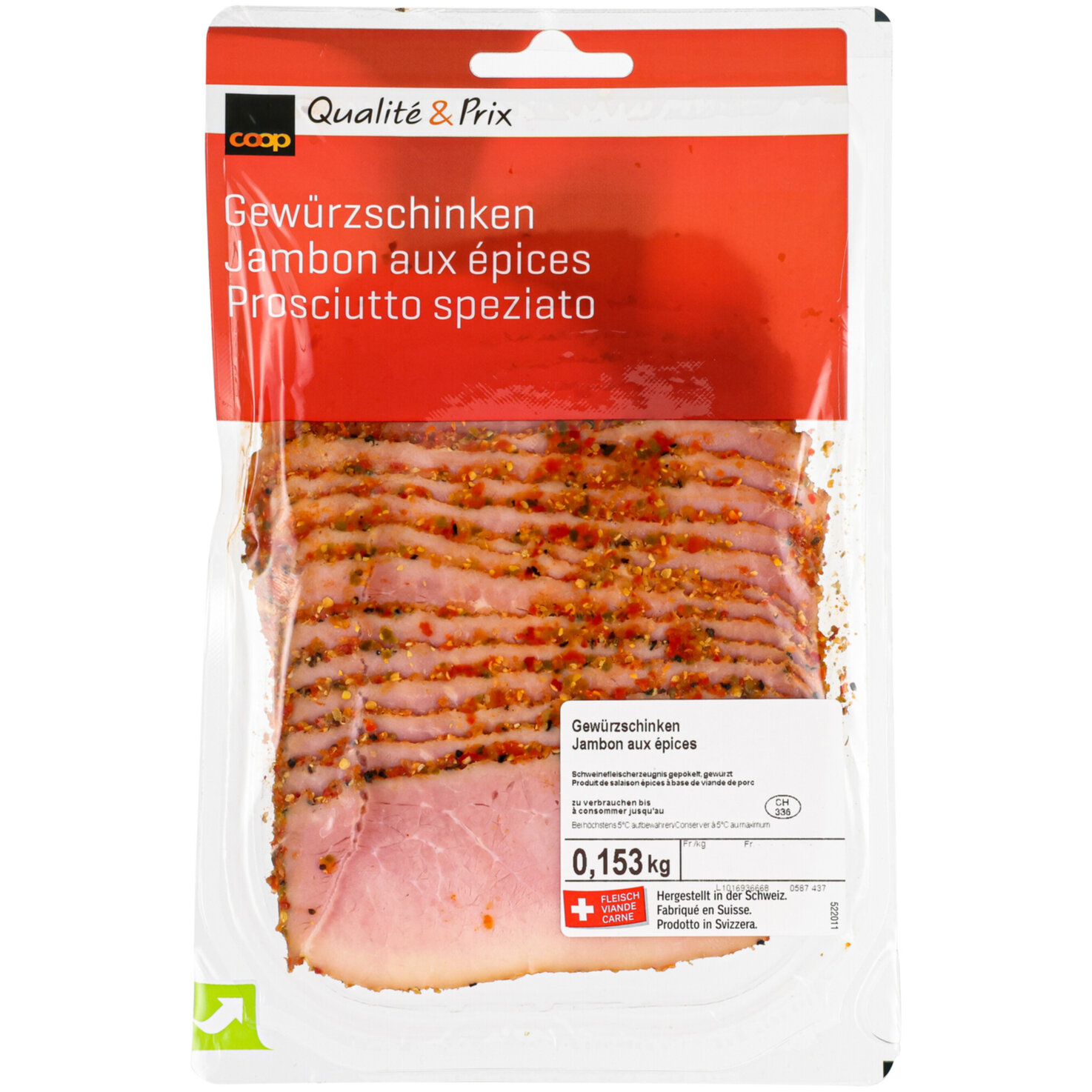 Gewürzschinken ca. 130g