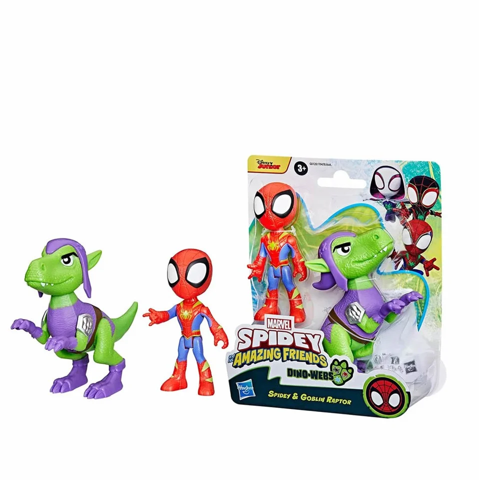 Spidey og Hans Fantastiske Venner - Dino-Webs Spidey & Goblin Raptor Action