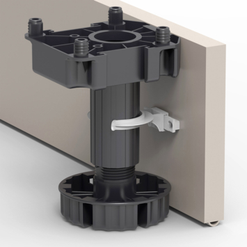 Plintklem voor kastpoten 25 mm - 2 stuks