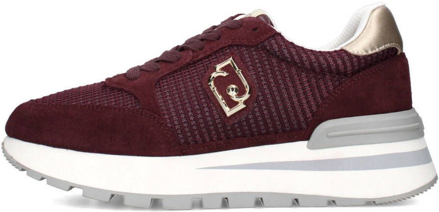 Liu Jo Amazing 25 leren sneakers bordeaux
