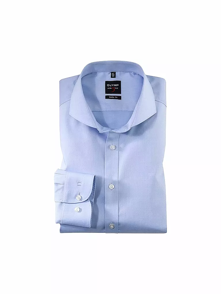 OLYMP LEVEL FIVE Hemd Body Fit blau