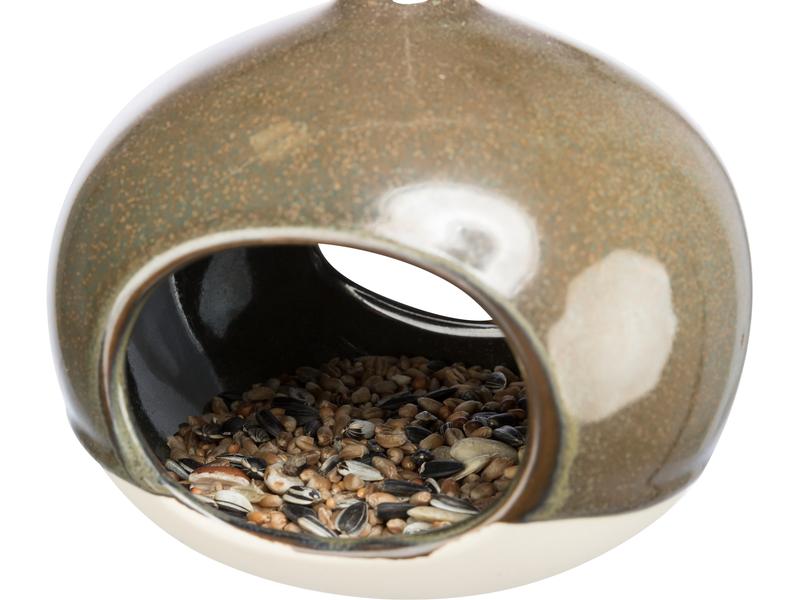 Trixie Futterspender Vogelfutter-Bowl, 120 ml, Keramik, Bei Futterspender