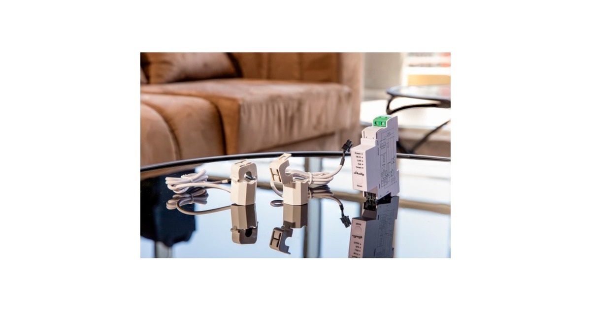 ShellyPRO EM - 2x 50A relais  (Wit)