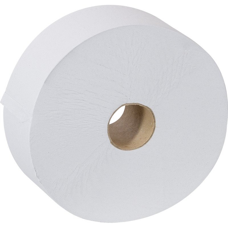 Papier toilette Maxi Jumbo double épaisseur Bruneau - 6 rouleaux de 380 m