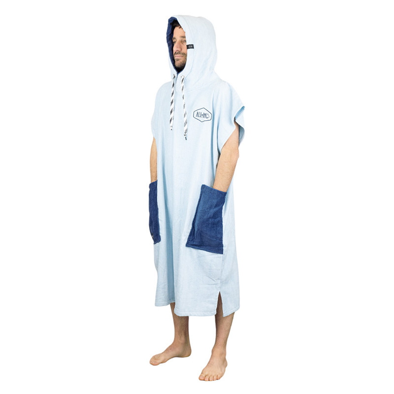 Poncho all-in flash bleu nuit