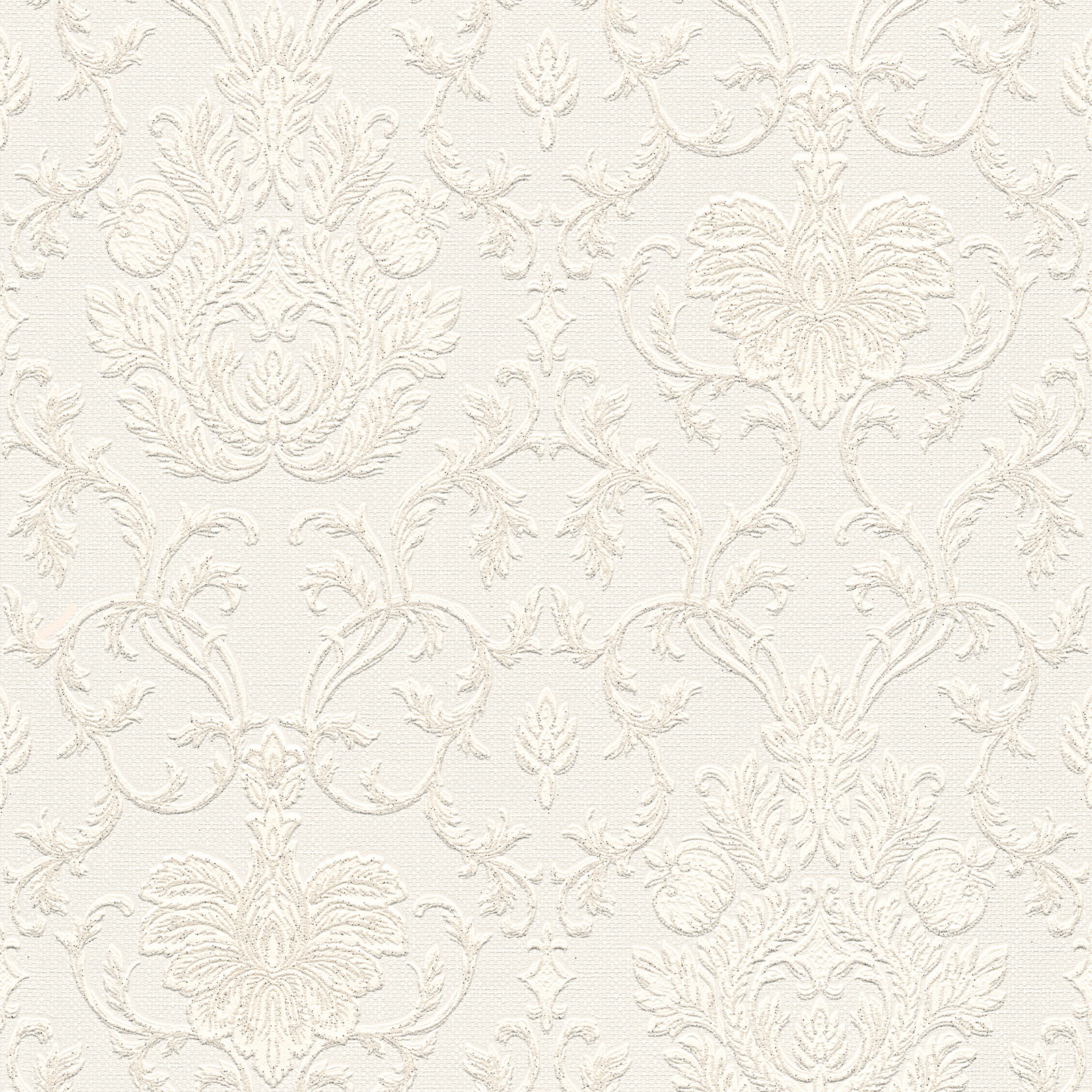 Vinyltapete - beige - Barockmuster - 10 Meter