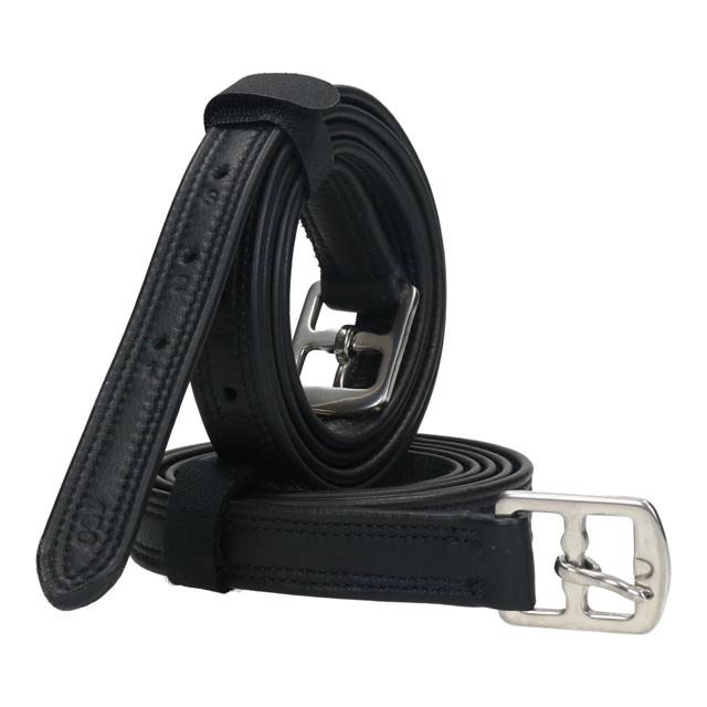 Beugelriemen HORSEGEAR HGLuxe Soft Leather Zwart