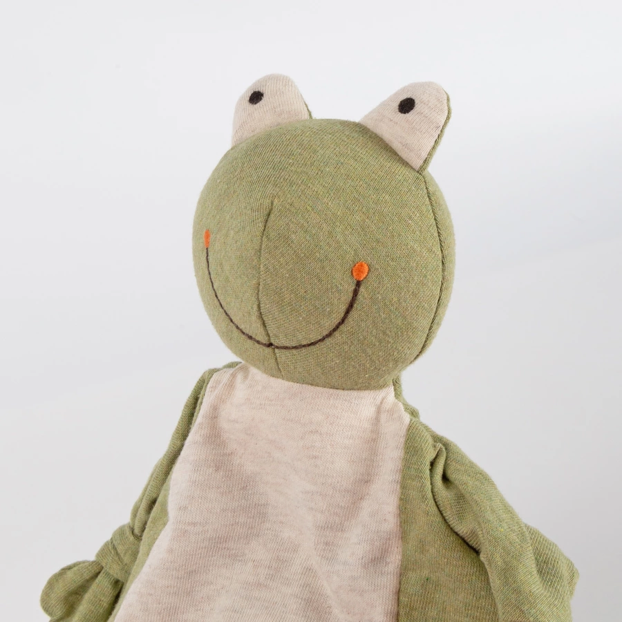 sigikid® Schnuffeltuch Frosch Yellow grün