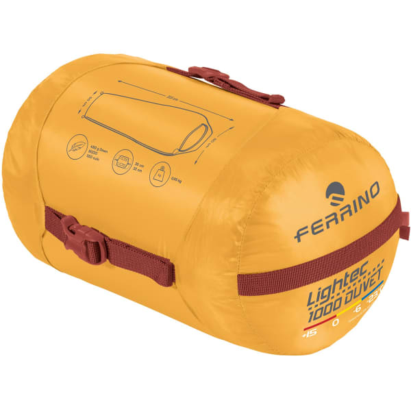 Sac de couchage FERRINO SLEEPINGBAG LIGHTEC 1000 DUVET RDS