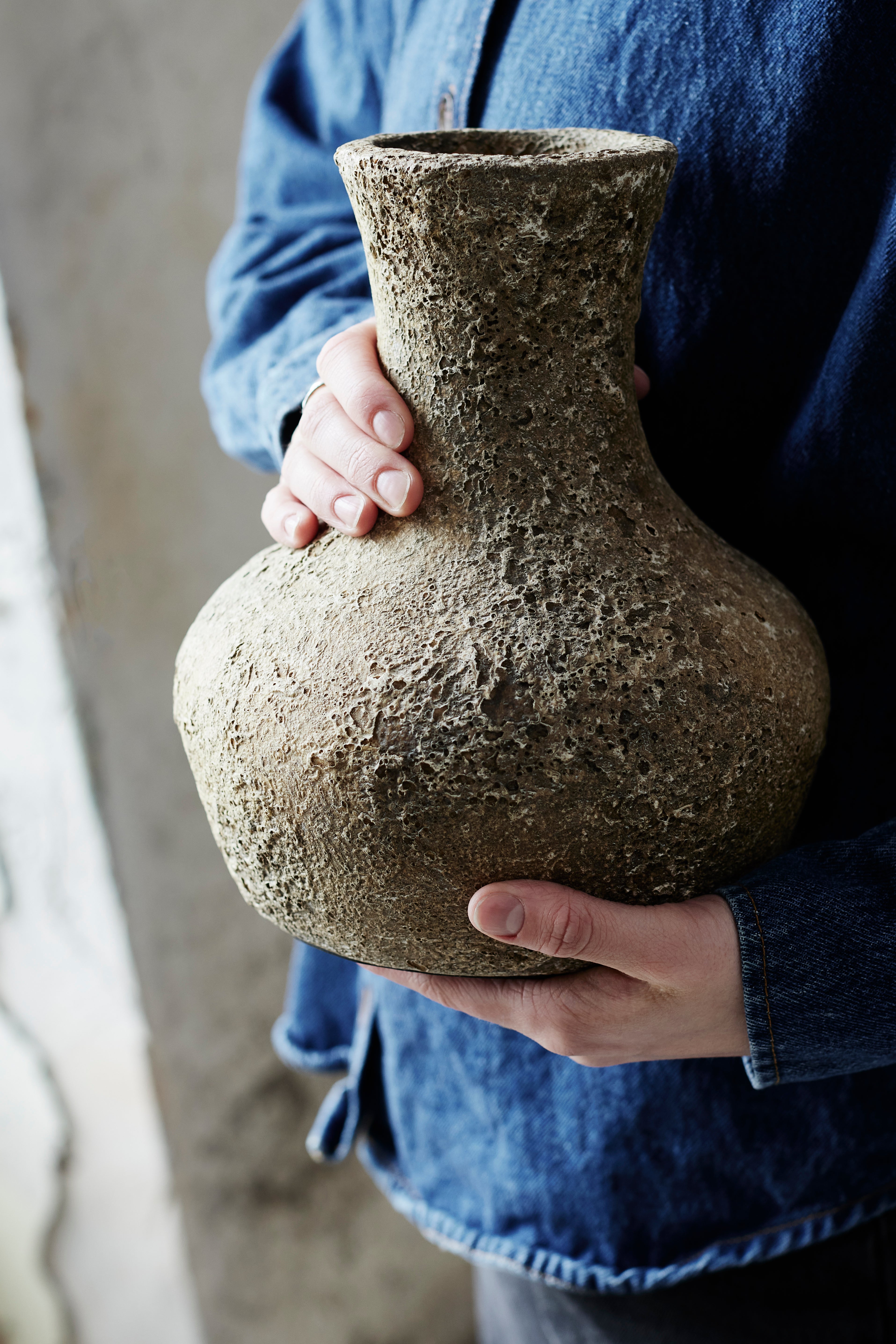 Muubs  Vase Eris, L - Rustic sand