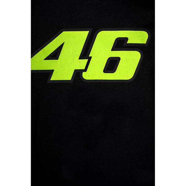 VR46 - T-shirt enfant The Doc Noir / Jaune fluo