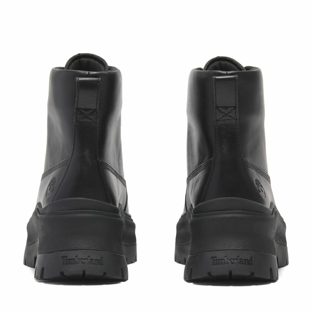 TIMBERLAND<br>Botas de couro de cano médio Roxie Lane com cadarços