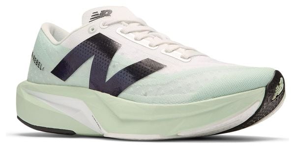 Chaussures Running New Balance FuelCell Rebel v4 Vert/Blanc Femme