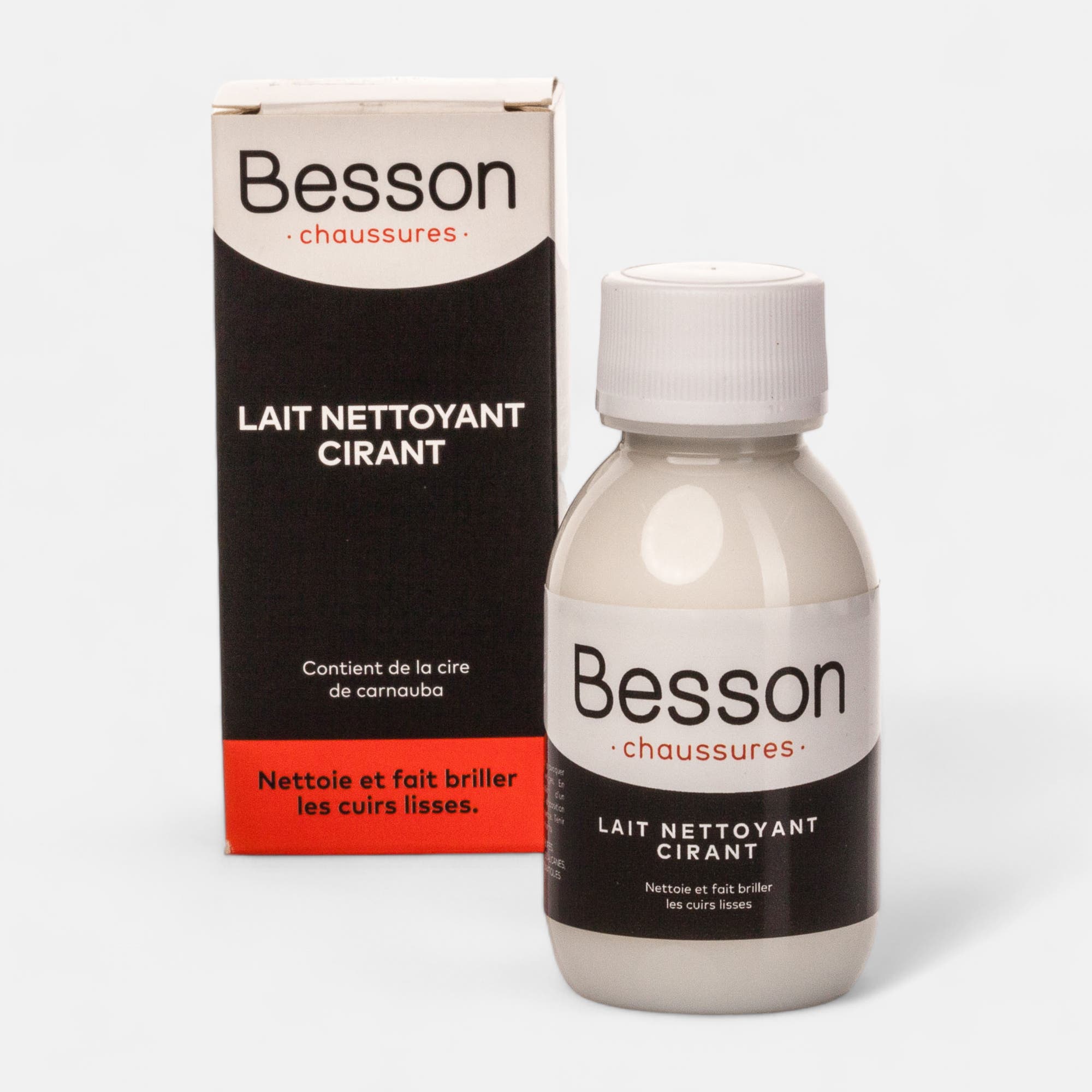 Lait nettoyant cirant sans coloris