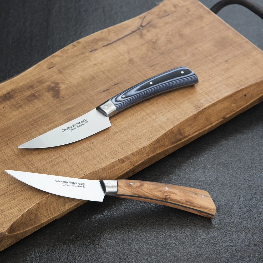 Couteau de table en Olivier lame 10 cm Jean Dubost