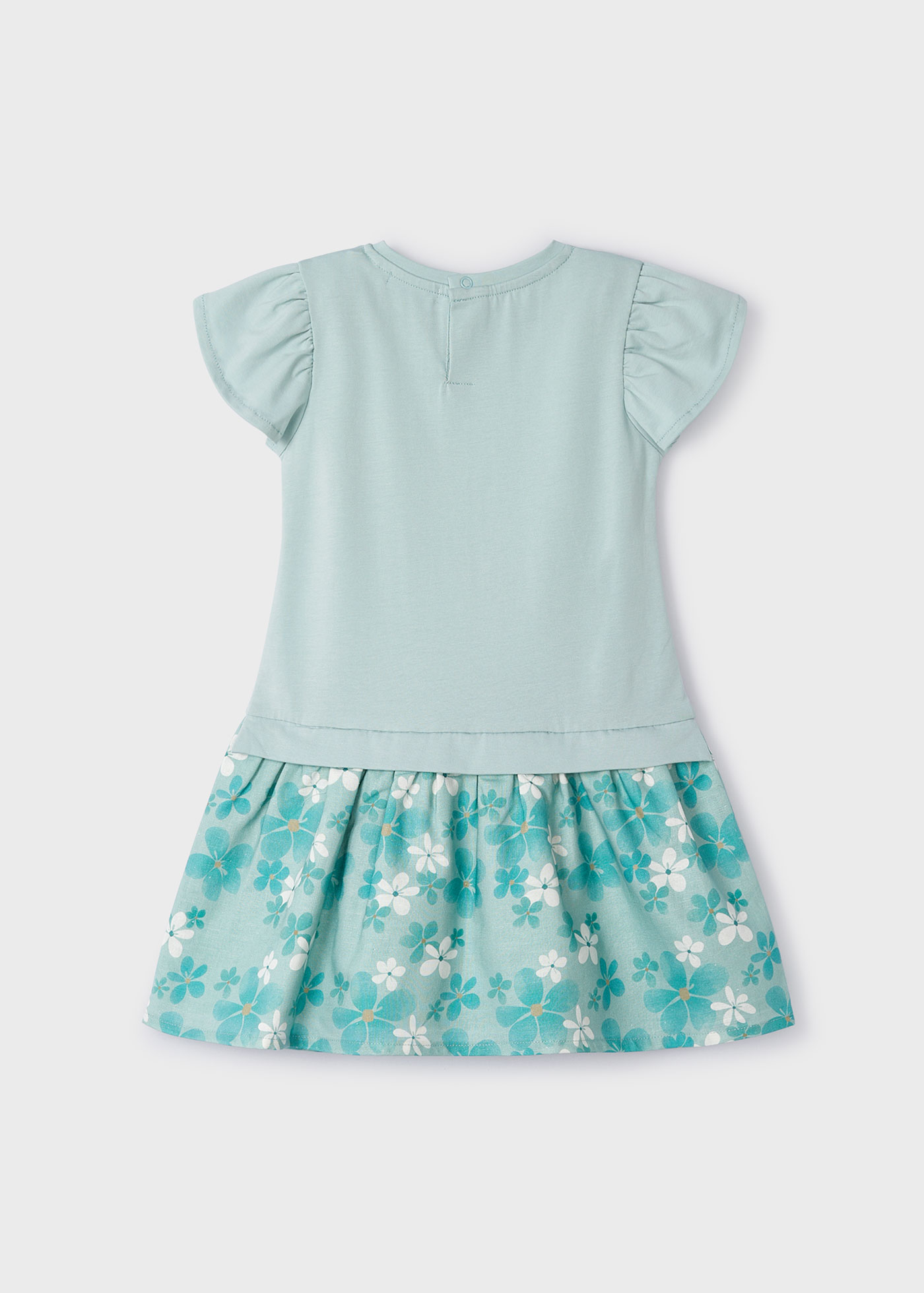 Vestido combinado Acqua para menina