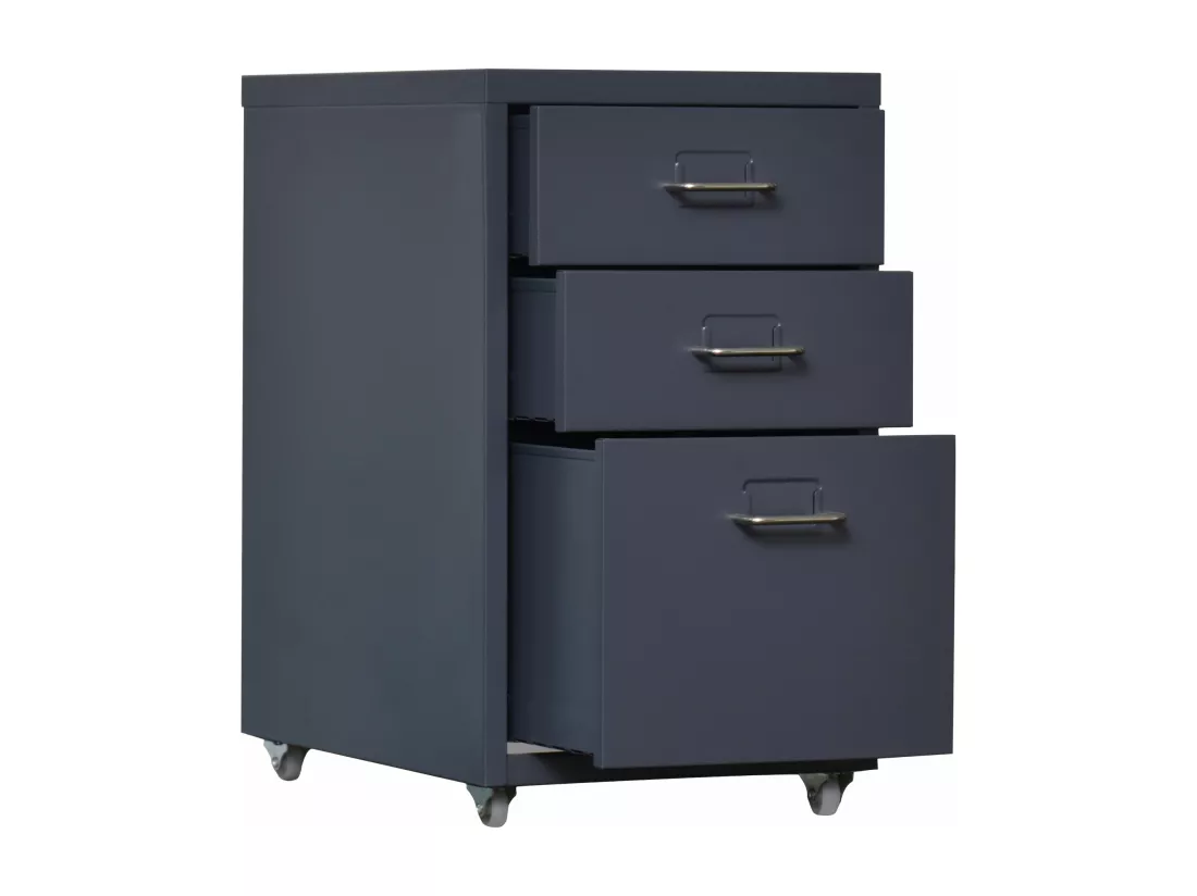 Caisson de bureau meuble grise 28 x 41 x 48 cm 03_0006332