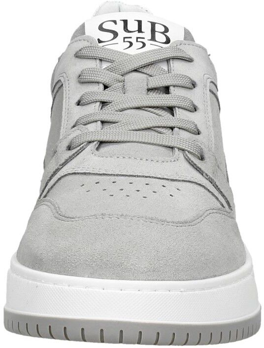 Sub55 Veterschoenen Laag licht grijs