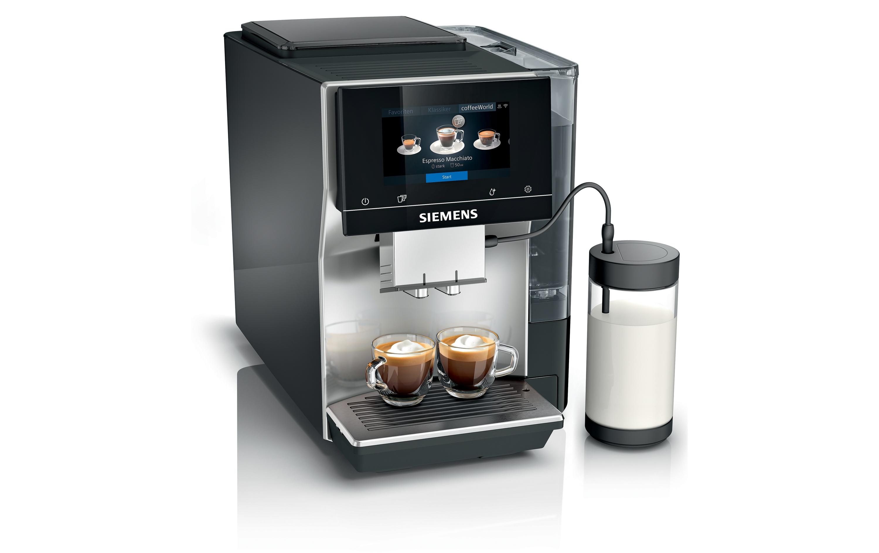 Kaffeevollautomat EQ700 Classic Inox Silver Metallic<br>Vollautomat TP715D47 für die Zubereitung verschiedener Spezialitäten