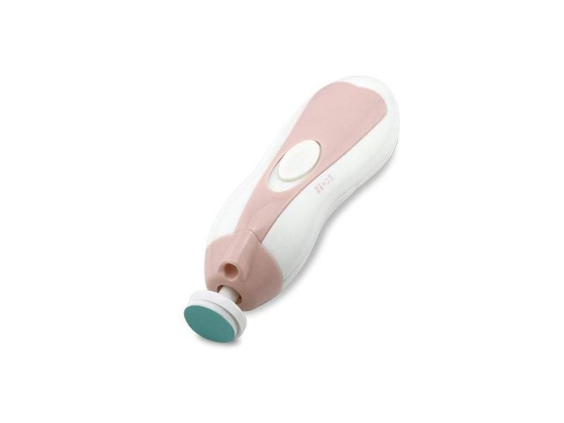 Haakaa Baby-Nagelpflegeset Hellrosa/Weiss Elektrischer Nagelschneider für Babys