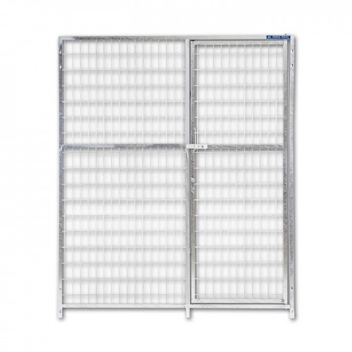 Painel frontal em malha metálica