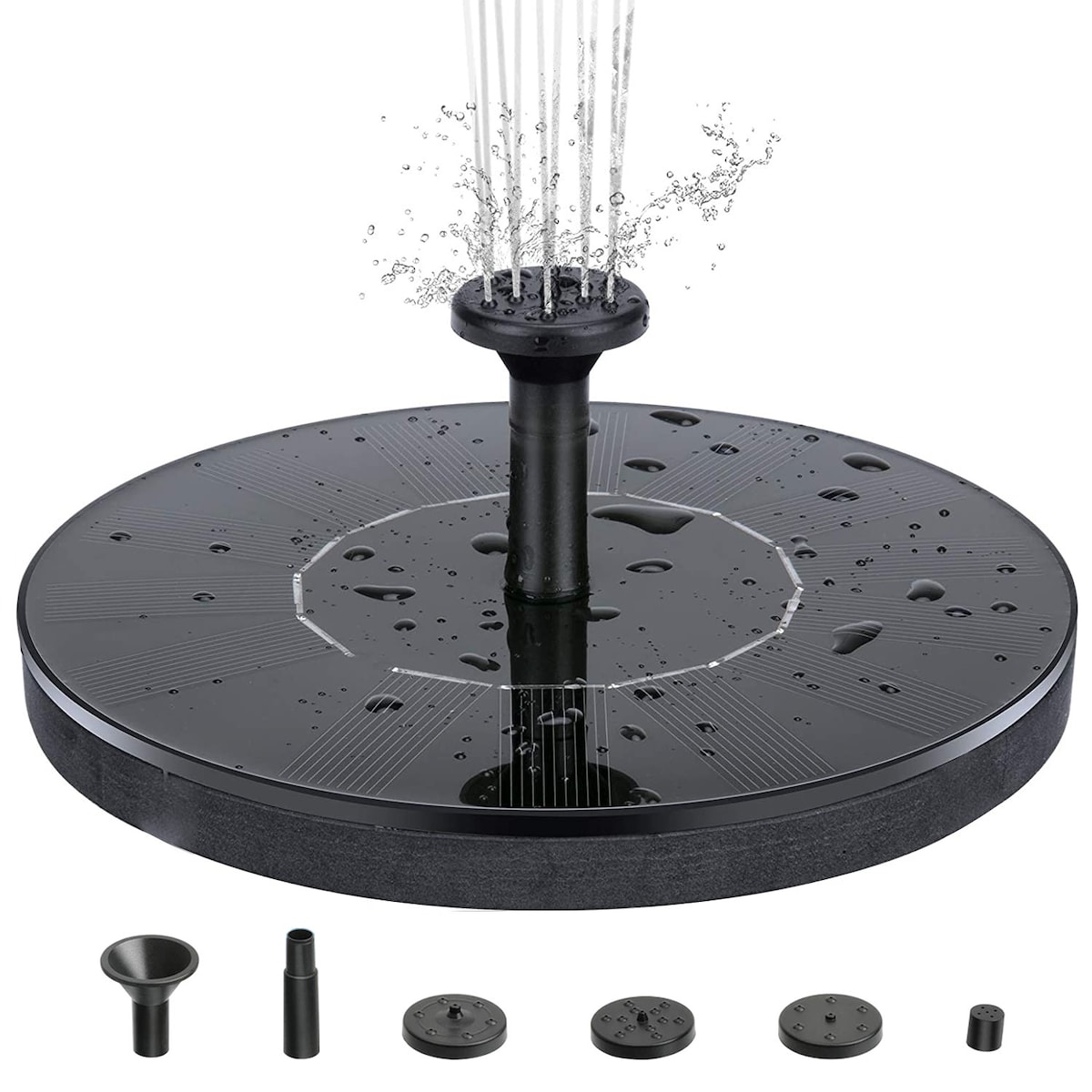 2 Pakn Fontene med solceller 16 cm - Solcellefontene/Vannfontene