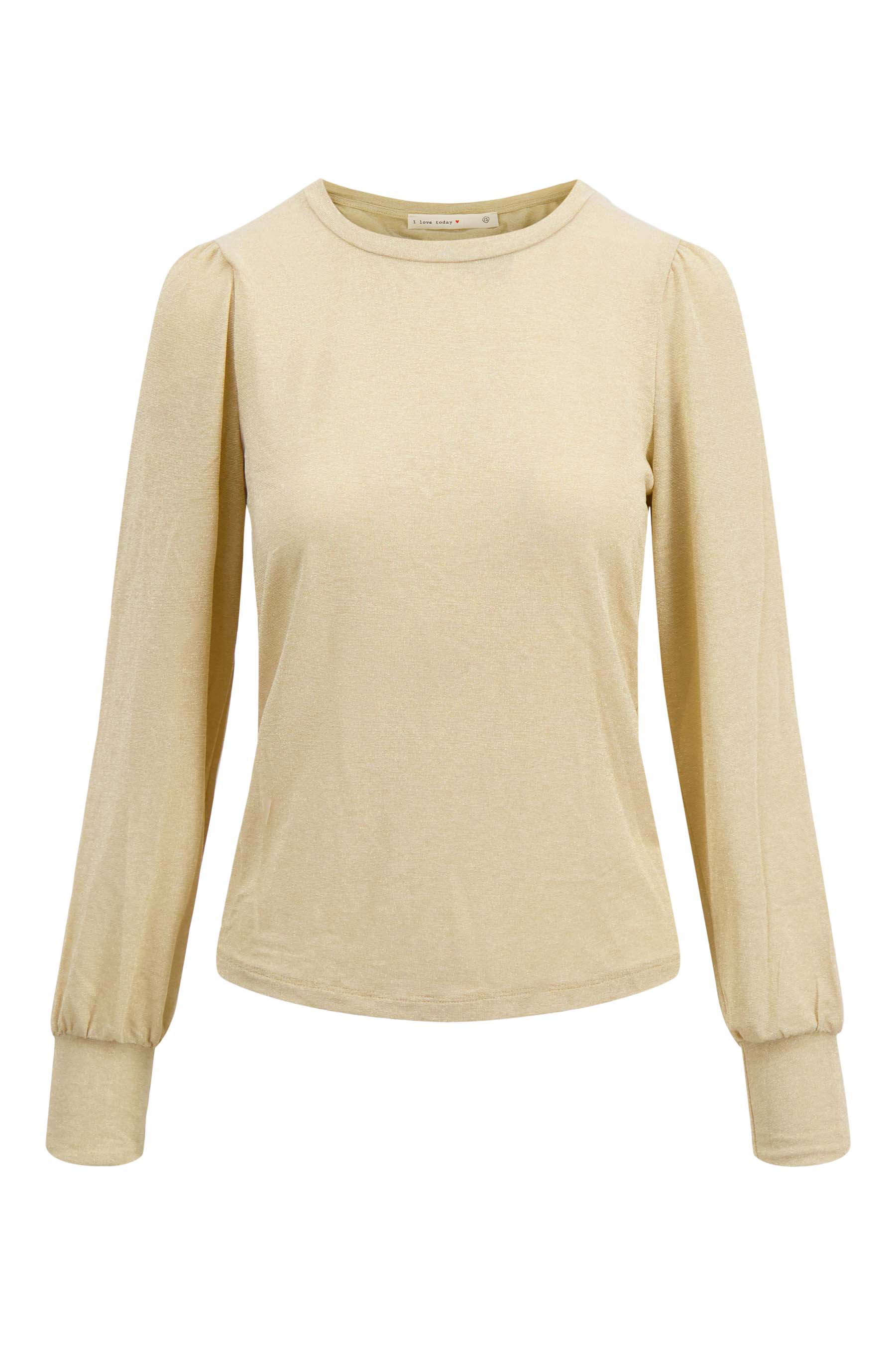 Top met lange mouwen shimmer