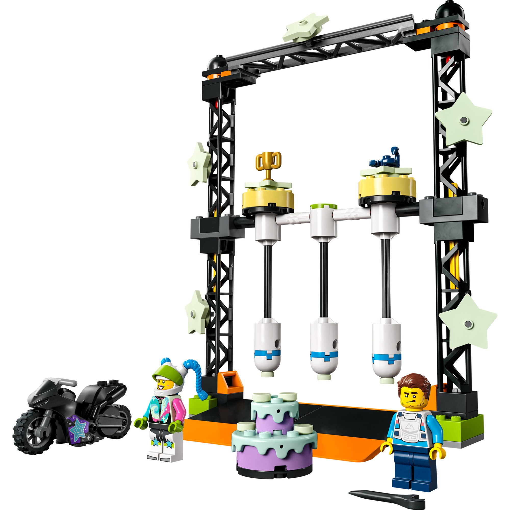 LEGO Konstruktionsspielzeug City Stuntz Umstoß-Challenge