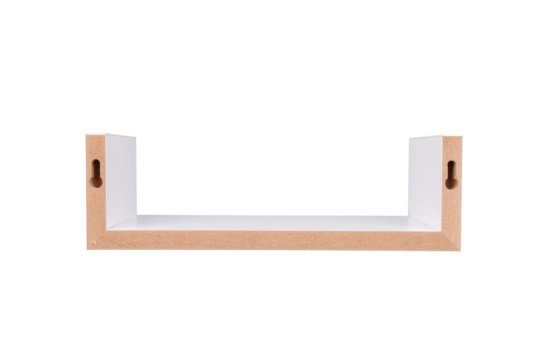 Wandregal 3er Set Ava weiß MDF