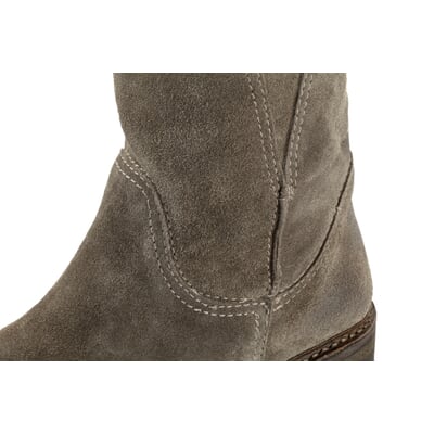 Damen-Veloursboot, Grau