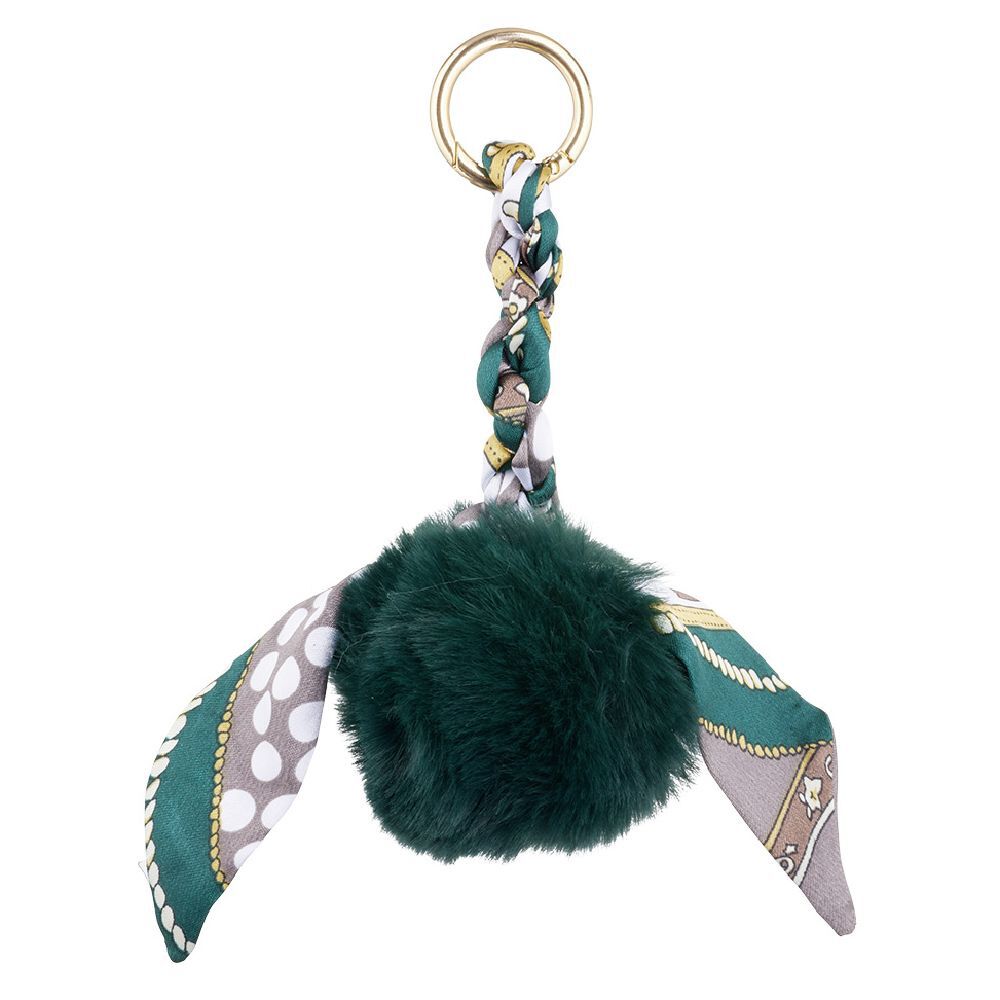 Porte clé pompon et foulard